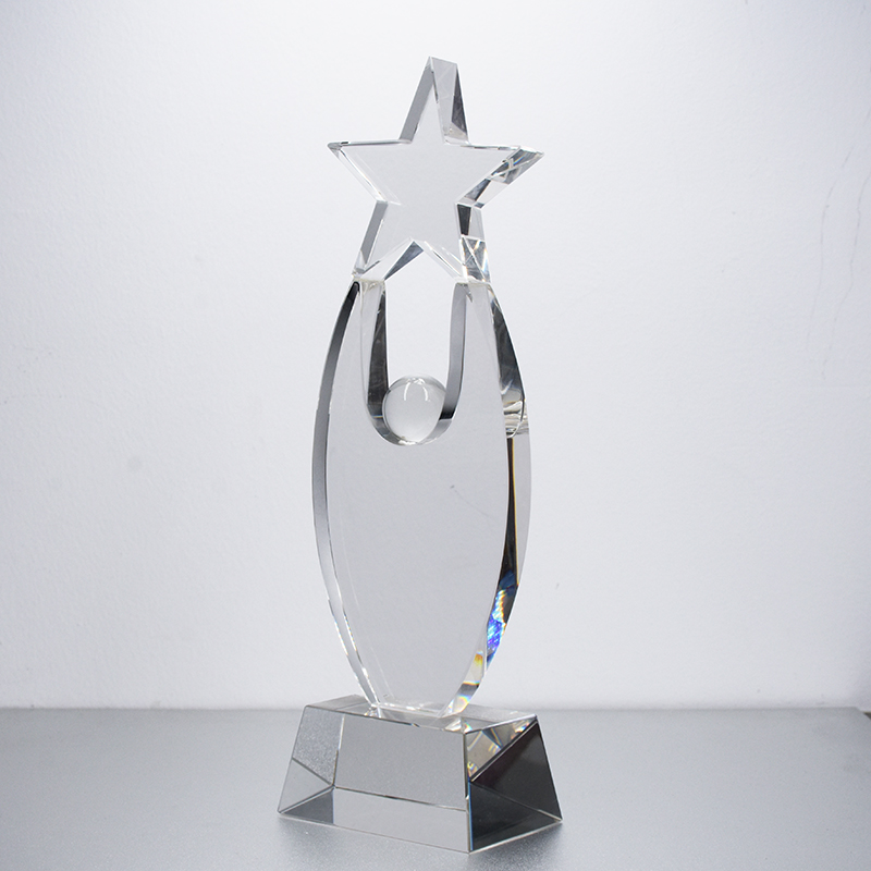 Custom Classic Crystal Star Trophy Blank Crystal Trophy