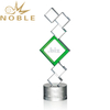 Noble High Quality Optical Square Clear Crystal Custom Recognition Award