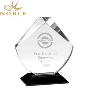 Free Engraving Custom Optical Crystal Peak Award