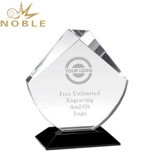 Free Engraving Custom Optical Crystal Peak Award