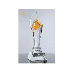  Best Selling Custom Crystal Flame Trophy