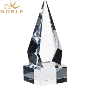  3D Laser Engraving K9 Crystal Diamond Obelisk Trophy Award