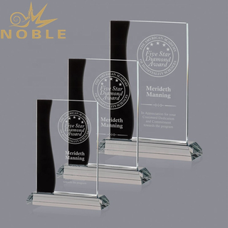 Noble Custom Crystal Recognition Plaque Award