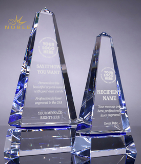 BLUE MONOLITH CRYSTAL AWARD