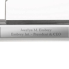 Noble Glass Globe Pen Holder With Metal Plate Custom Bespoke Logo Promotional Business Gift Office Desk Decoration Hand Craft