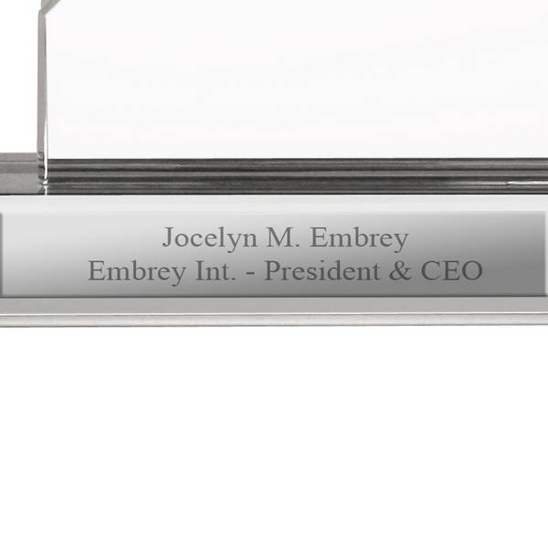 Noble Glass Globe Pen Holder With Metal Plate Custom Bespoke Logo Promotional Business Gift Office Desk Decoration Hand Craft