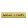 Noble Brushed Aluminum Name Plate With Custom Bespoke Photo Logo Promotional Business Gift Office Desk Decoration Hand Craft