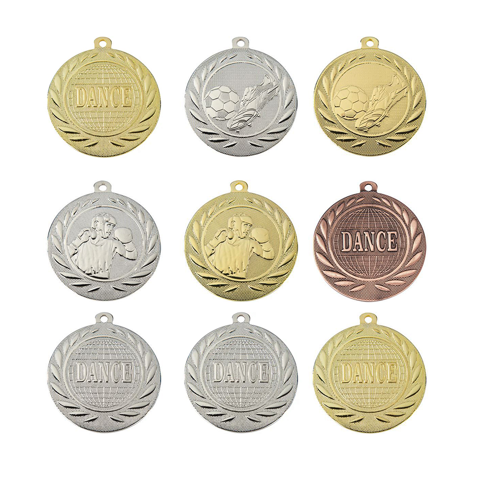 Wholesale Cheap Gold Silver Bronze Metal Business Gift Karate Trophy Award Sports Blank Medal