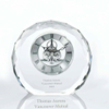 Noble Manufacturer Crystal Iceberg Clock Business Gift Customized Bespoke Logo Office Decoration Trophy Award Hand Craft Plaque