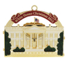 High Quality Customized Shape Gold Silver Bronze Metal Business Gift Custom Logo Christmas Hanger