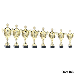 2024 New Design Different Size Custom Made Marble Base Sports Golf Soccer Basketball Marathon Custom Logo Gold Metal Gold Dance Trophy Cup 