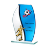 Noble Manufacturer Wholesale Cheap Glass Plaque With Custom Printing Logo UK Gift Personalized Hand Crafts Soccer Trophy Award