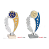 2024 New Design Different Size Custom Made Marble Base Sports Golf Soccer Basketball Marathon Custom Logo Gold Metal Star Trophy Cup 