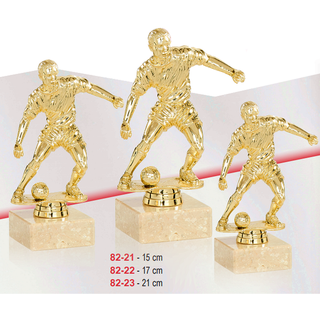 2024 New Design Different Size Custom Made Marble Base Sports Golf Soccer Basketball Marathon Custom Logo Gold Metal Soccer Trophy Cup 
