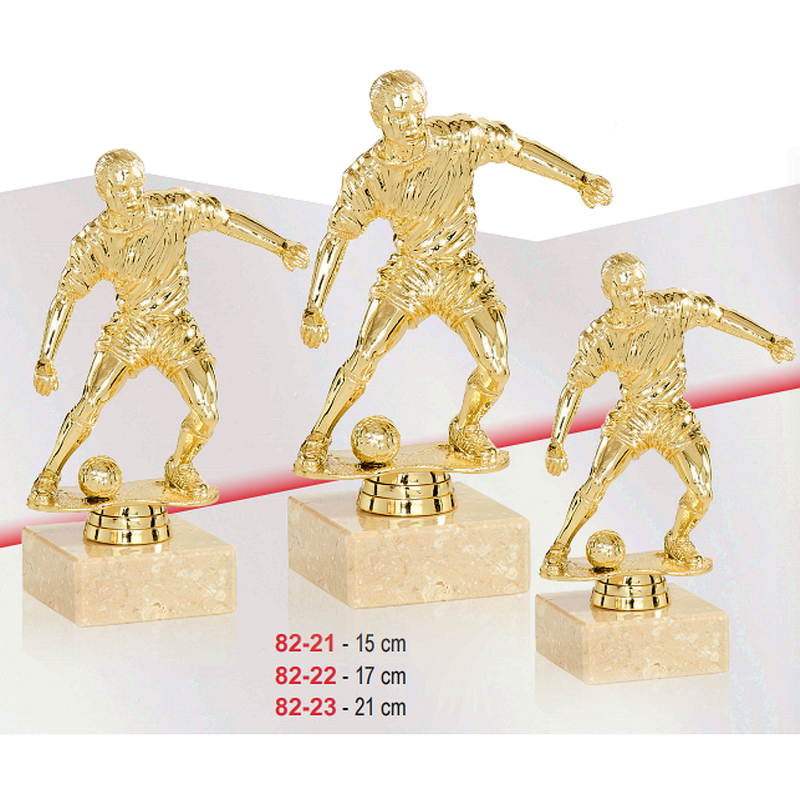 2024 New Design Different Size Custom Made Marble Base Sports Golf Soccer Basketball Marathon Custom Logo Gold Metal Soccer Trophy Cup 
