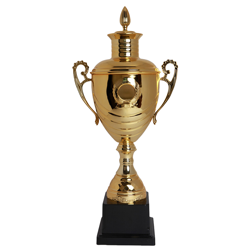 2024 New Design Different Size Custom Made Marble Base Sports Golf Soccer Basketball Marathon Custom Logo Gold Metal Gold Sports Trophy Cup 