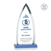 Noble Wholesale Cheap Different Color Options Outdoor Sports Business Gift Custom Personalized Logo Glass Trophy Award Plaque