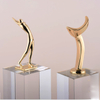 Noble High Quality Crystal Business Gift Sports Awards With Wood Base Custom Bespoke Logo Golf A Hole in One Trophy Hand Craft