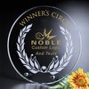 Noble High Quality Crystal Glass Business Gift Sports Awards Custom Bespoke Logo Golf A Hole in One Trophy Hand Craft