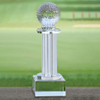 Noble High Quality K9 Crystal With 3D Laser Business Gift Sports Awards Custom Bespoke Logo Golf A Hole in One Trophy Hand Craft