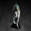 Noble High Quality K9 Crystal With 3D Laser Business Gift Sports Awards Custom Bespoke Logo Golf A Hole in One Trophy Hand Craft