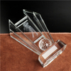 Noble High Quality K9 Crystal With 3D Laser Business Gift Sports Awards Custom Bespoke Logo Golf A Hole in One Trophy Hand Craft