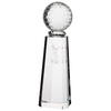 Noble Manufacturer Golf Ball Crystal Glass Sports Gift Customized Personalized Bespoke Logo Golf Trophy Award Hand Craft