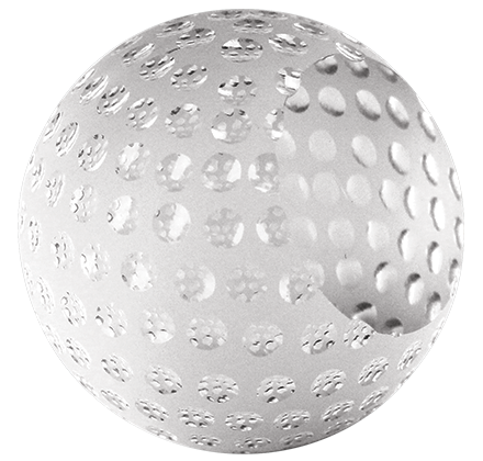 Noble Crystal Glass Golf Ball Custom Logo Golf Trophy Award