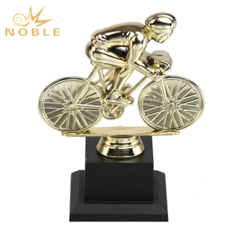 Custom New Design Plastic Statue Bicycle Sports Award