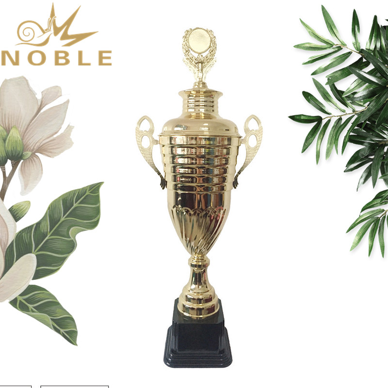 Custom Large Cups Outstanding Metal Body Building Trophy for Best Player