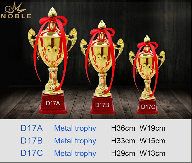 Noble Best Selling Metal Cheerleading Awards with Red Base