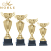 New Design Logo Printing Gold Metal Cup Football Trophy
