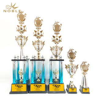 Noble Custom Gold Football Awards Trophy Soccer Trophies For Sports Events
