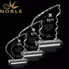  Unique New Design High Quality Winged Shape Custom Crystal Trophy Award