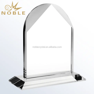 Free Engraving Customized Arched Crystal Blank Trophy Plaques