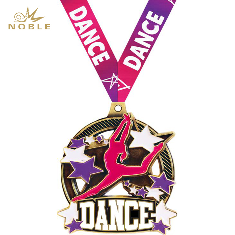 Hot Selling Metal Star Medal Champion Dance Medal