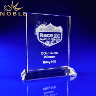 Free Engraving High Quality K9 Crystal Plaque Trophy