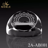 Noble Custom Made Design Ambition Optical Round Crystal Paperweight