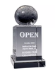 Noble Custom Sports Golf Crystal Champion Trophy