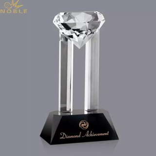 Custom Creative Free Engraving Crystal Diamond Tower Award 