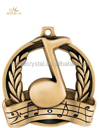 Custom Design Made Music Singing Award Medal
