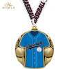 2024 New Design Custom Metal Sports Medal Baseball Jersey Front Insert Medals