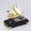 High Quality Customized Gold Metal UAE Ship Business Gift Custom Logo Achievement Trophy Awards Souvenir
