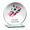 Noble Manufacturer Wholesale Cheap Glass Plaque With Custom Printing Logo UK Gift Personalized Hand Crafts Soccer Trophy Award