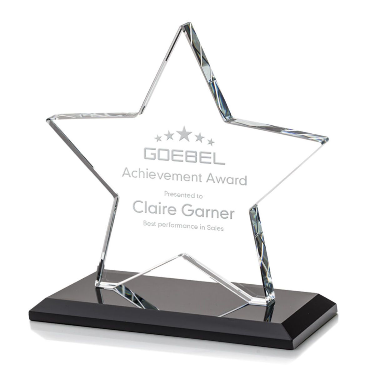 Noble Wholesale Cheap Different Color Options Outdoor Sports Business Gift Custom Personalized Logo Glass Trophy Award Plaque