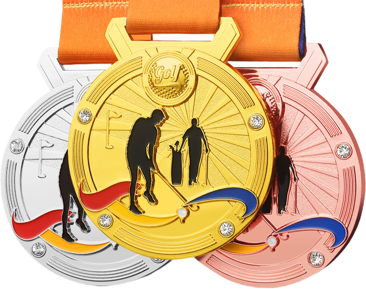 Noble High Quality Metal Golf Trophy Award Medal