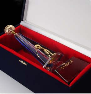 Noble Manufacturer Metal Golf Figure Crystal Glass outdoor Sports Customized Personalized Bespoke Logo Golf Trophy Award