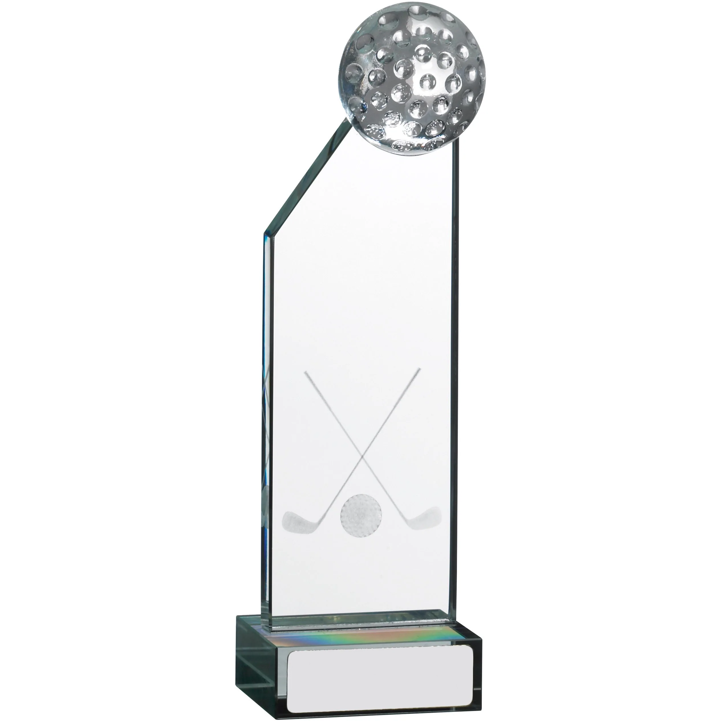 Noble Manufacturer Crystal Glass Outdoor Sports Gift Customized Personalized Bespoke Logo Golf Trophy Award Hand Craft
