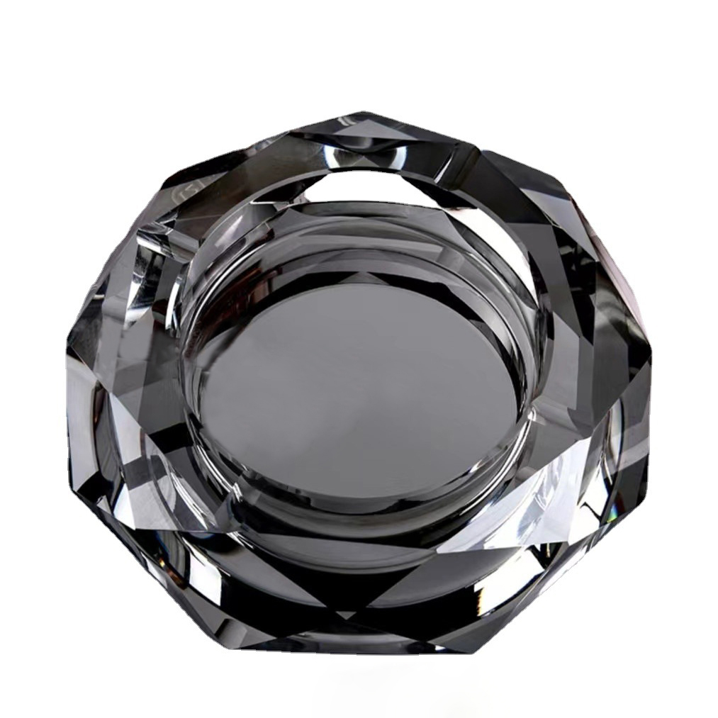 Noble Optical Crystal Award Trophy Award Custom Logo Business Office Gift Ashtray Hand Craft