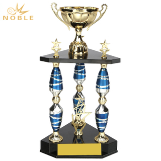 Blue Pillar New Design Custom Metal Large Award